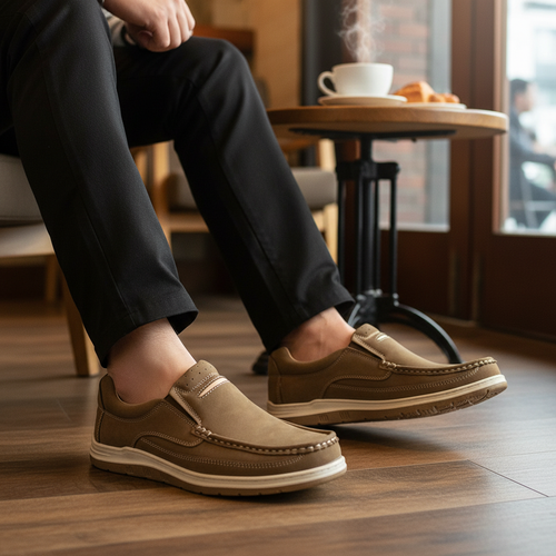 Premium Handcrafted Brown Medicated Comfort Insole | Durable Shock Absorber Sole – Ultimate Daily Wear Comfort