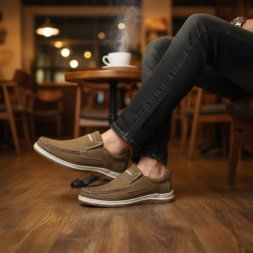 Premium Handcrafted Brown Medicated Comfort Insole | Durable Shock Absorber Sole – Ultimate Daily Wear Comfort